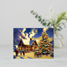 Carte postale de Noël