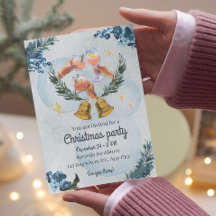 Vacances en aquarelle chaude invitation à la fête 