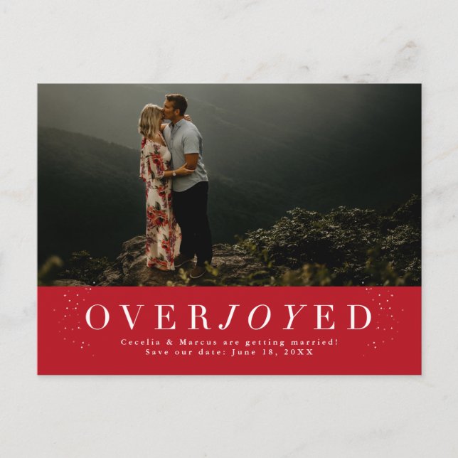 Vacances enregistrer la date carte postale photo r (Devant)