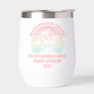 Vacances familiales personnalisées Retro Tropical
