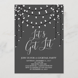 Vacances Lit Cocktail Party Invitation