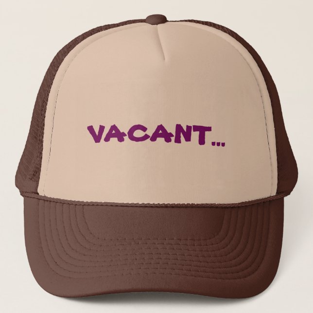 Vacant Trucker Hat Truckerkappe (Vorderseite)