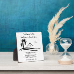 Vacation Beach Zuhause WIFI Informationen STR Rent Fotoplatte<br><div class="desc">Dieses Design kann in dem Bereich personalisiert werden, der durch das Ändern des Fotos und/oder Textes zur Verfügung gestellt wird. Sie können auch angepasst werden, indem Sie auf Vorlage personalisieren klicken und dann auf die Schaltfläche klicken, um weitere Optionen anzupassen, um die Hintergrundfarbe zu löschen oder zu ändern, Text hinzuzufügen,...</div>