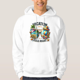 Vacation Feels Right Pullover Hoodie USA