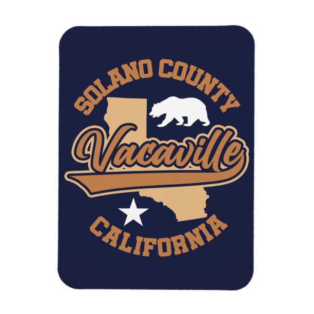 Vacaville, Kalifornien Magnet (Vertikal)