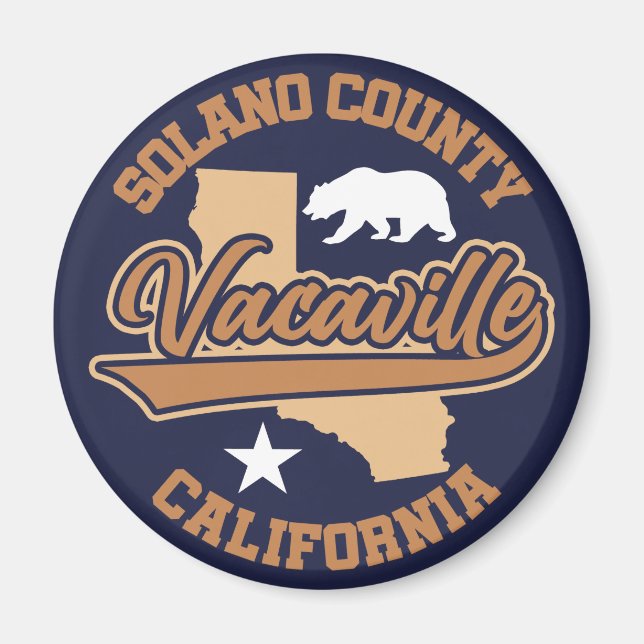 Vacaville, Kalifornien Magnet (Vorne)