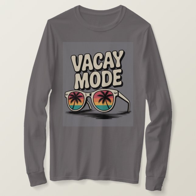 Vacay Mode Lunettes de soleil Palm Trees T-shirt (Design devant)