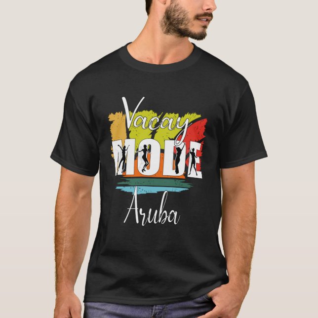 Vacay Mode Summer Beach Vacation  5 T-Shirt (Vorderseite)