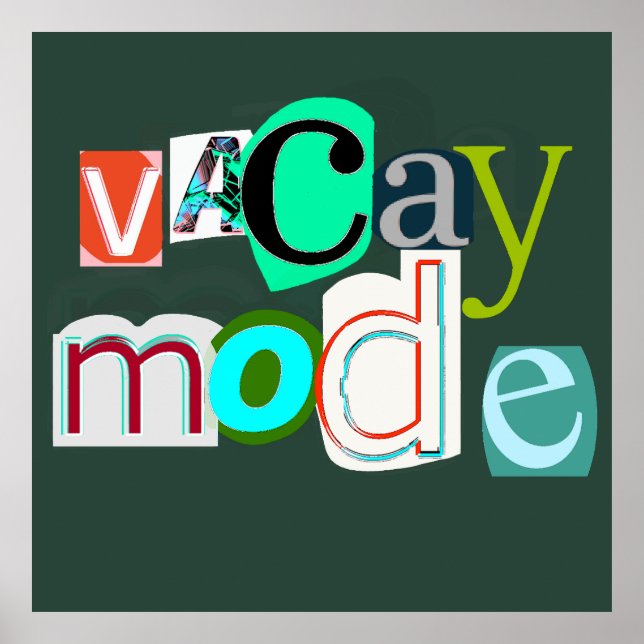 Vacay-Retromodus Poster (Vorne)