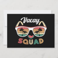 Vacay Squad Funny Beach Sommerurlaub