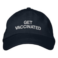 Vaccected Marine Blue Custom Text erhalten