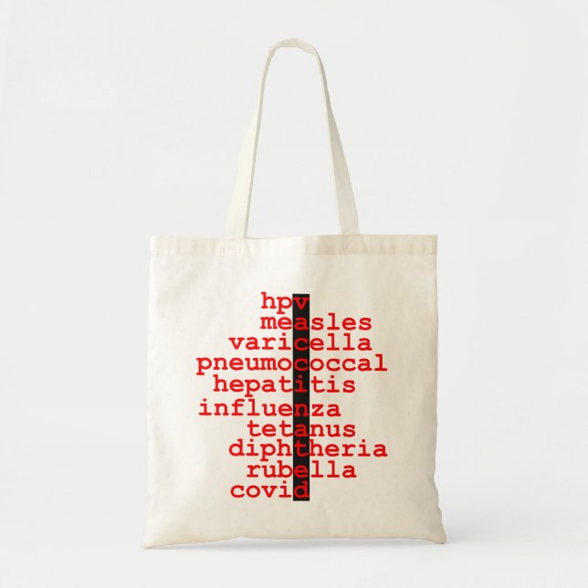 Vaccinate COVID tote bag #2 Tragetasche (Vorne)
