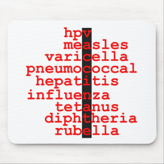 Vaccinate mouse pad mousepad