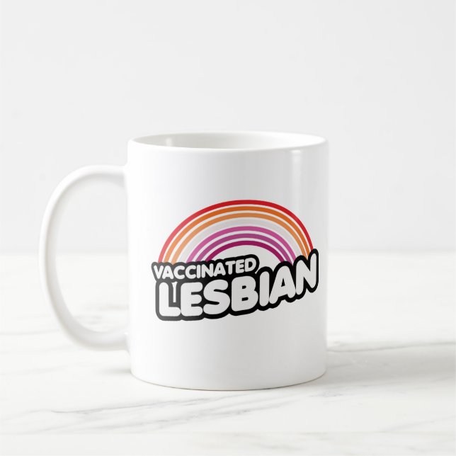 VACCINATED LESBIAN KAFFEETASSE (Links)