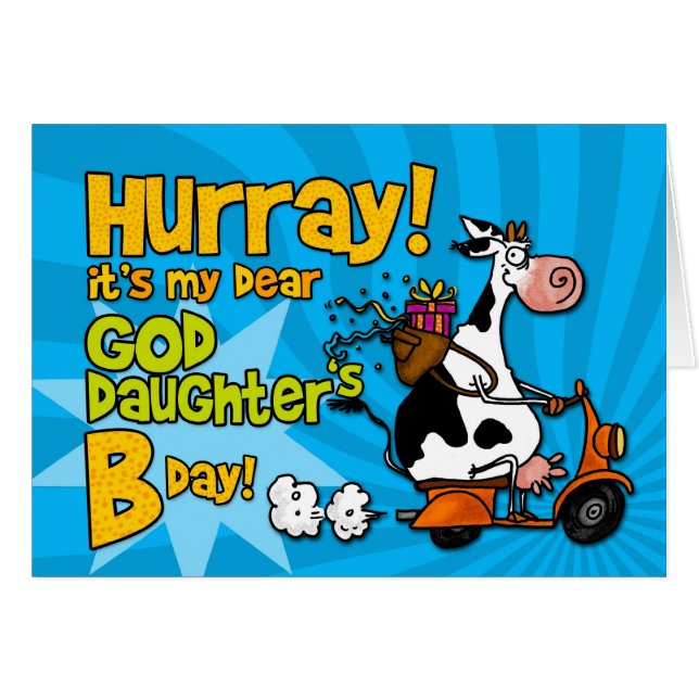 vache à scooter du BD - filleule (Devant horizontal)