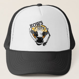 Vache avec le casquette de camionneur du