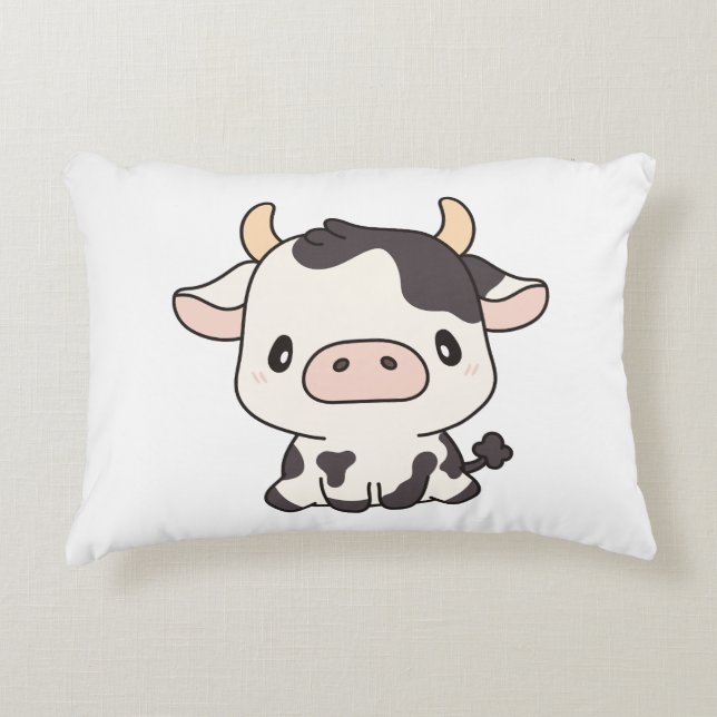 Vache Coussin 2 12x16 Accent (Devant)