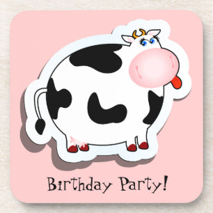 Vache de dessin, dessous de verre