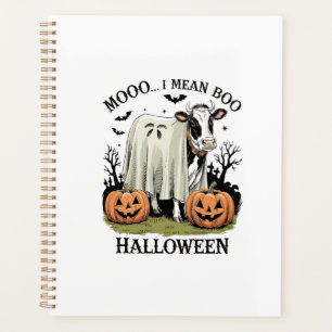 Vache de ferme Halloween vintage