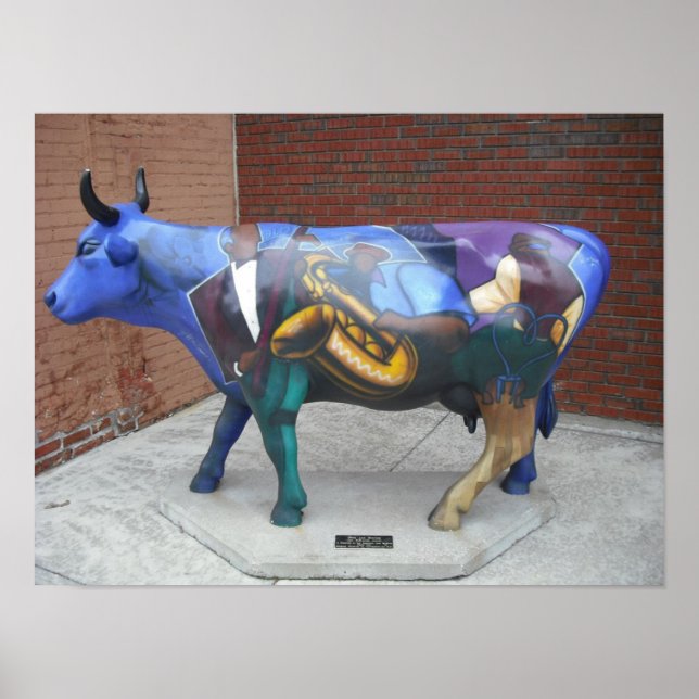Vache de jazz - Poster de Kansas City (Devant)
