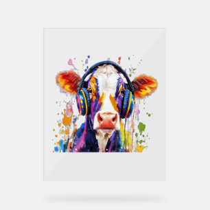 Vache des hautes terres colorées
