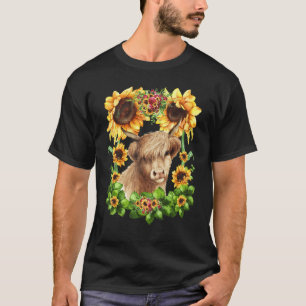 Vache des Highlands écossaise pour femmes T-shirt