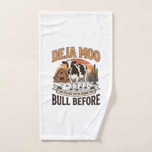 Vache drôle Deja Moo Création de chemise occidenta