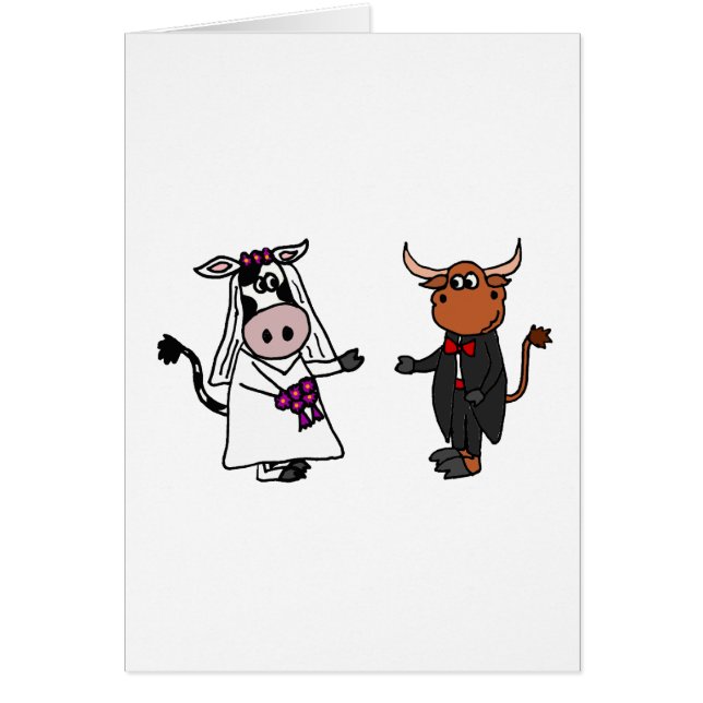 Vache drôle et mariage de Taureau (Devant)