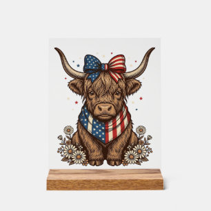Vache écossaise patriotique vintage