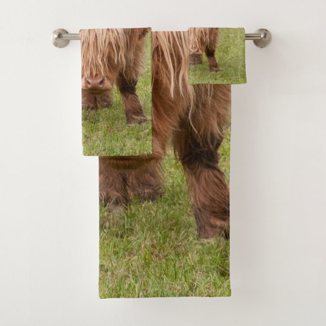 Vache Highland #8 #mur #art (En situation)