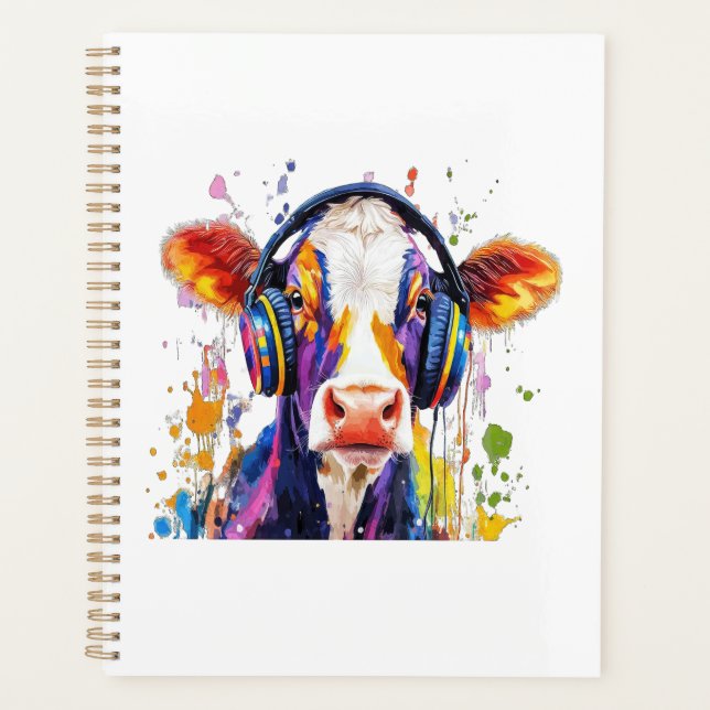 Vache Highland Colorée (Devant)