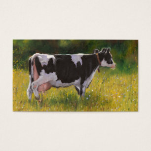 Vache laitière du Holstein : Peinture en pastel