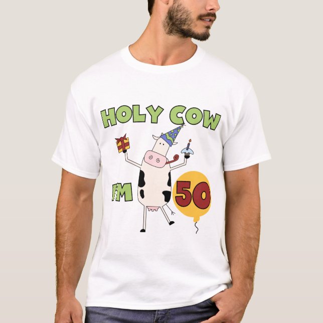 Vache sainte je suis 50 T-shirts et cadeaux (Devant)