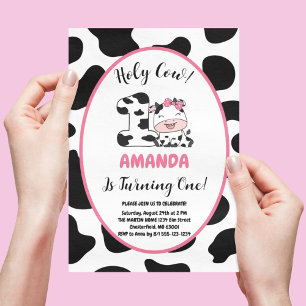 Vache Sainte Je Suis Une Fille Invitation Pour La