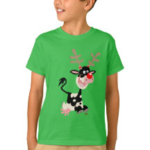 Vache se déguisant en T-shirt Reindeer Children