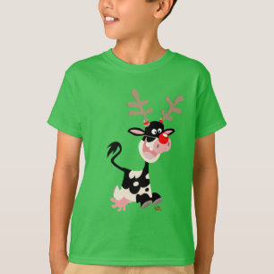 Vache se déguisant en T-shirt Reindeer Children