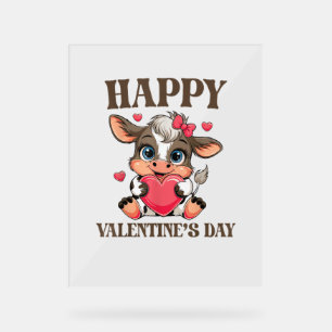 Vache Valentine's Day Heart Gifts tee drôle Vache
