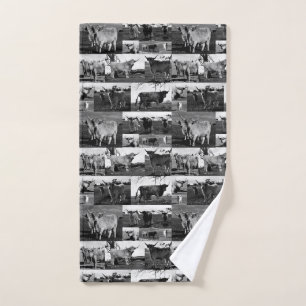 Vaches Black Et White Highland Imprimées,