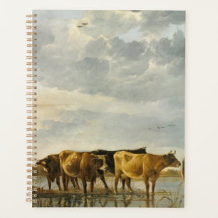 Vaches dans une rivière Aelbert Cuyp  