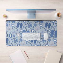 Vaches et Roses bleus romantiques