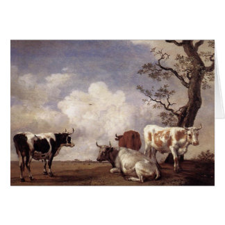Vaches par le potier
