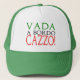 Vada ein Bordo Cazzo Logo Hut Truckerkappe (Vorderseite)