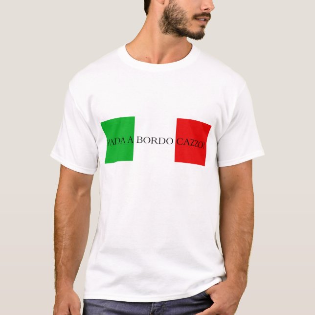 Vada eine bordo Shirt-Italienerflagge T-Shirt (Vorderseite)