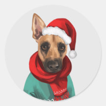 Vaden Jones Stickers Enveloppe de la carte de Noël