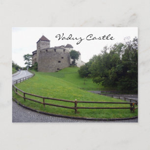 Vadukschloss grün postkarte