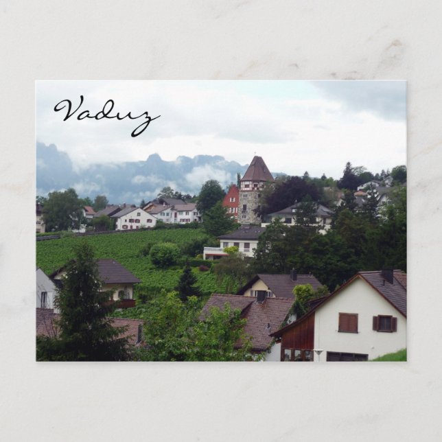 Vaduz bldgs postkarte (Vorderseite)