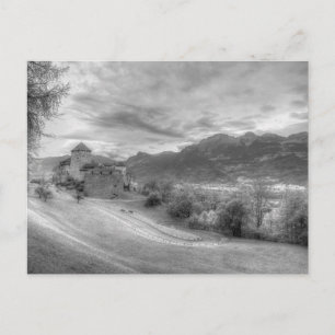 Vaduz Castle Liechtenstein Infrared Postkarte