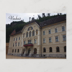 vaduz govt bldg postkarte