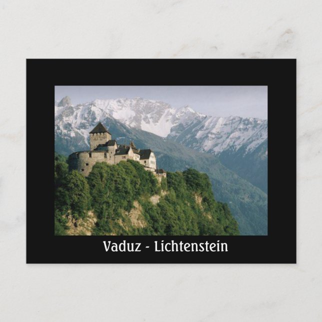 Vaduz - Lichtenstein Postkarte (Vorderseite)