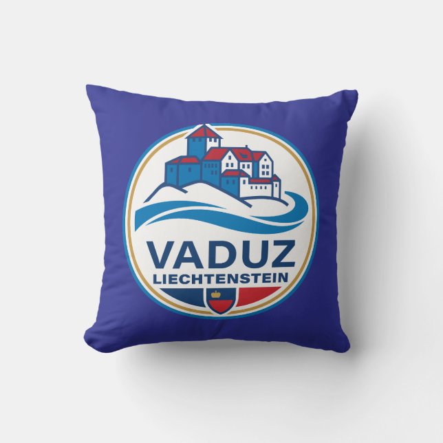 Vaduz Liechtenstein Europe Kissen (Vorderseite)